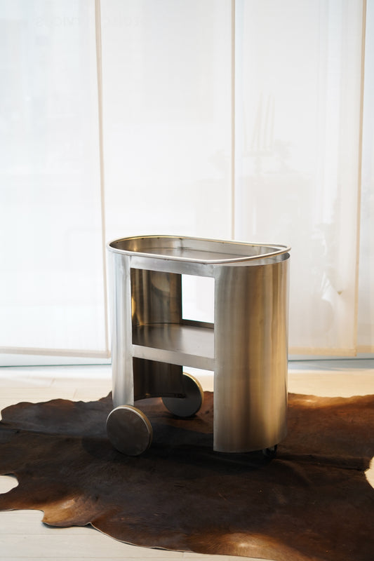 "#6" - Stainless Steel Bar Cart