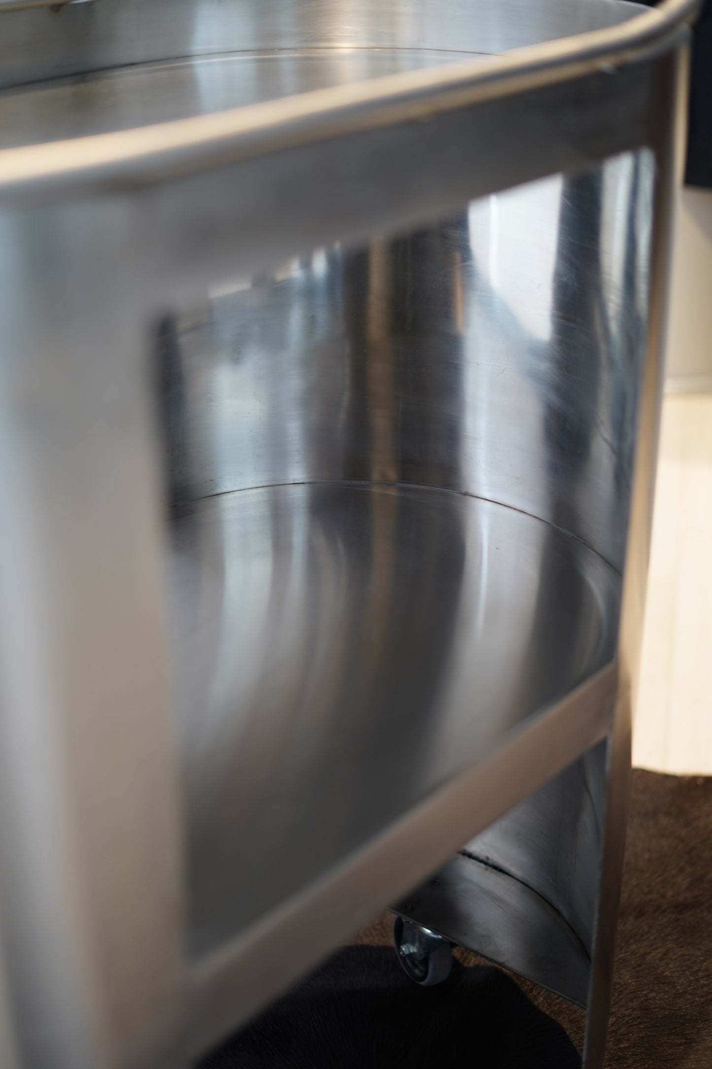 "#6" - Stainless Steel Bar Cart