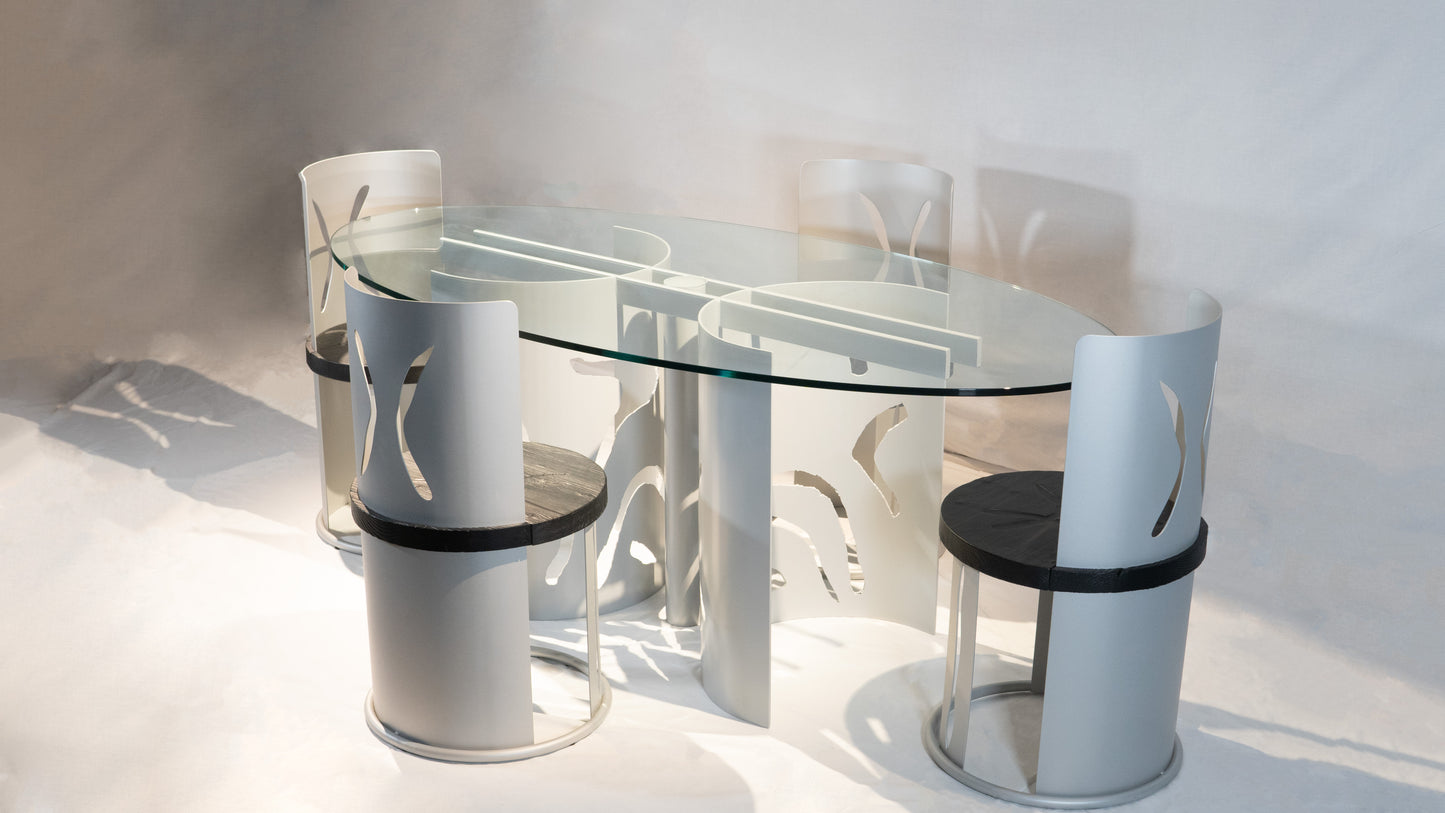 "Prostatis" + 4 "Amnos" Chairs – Full Set